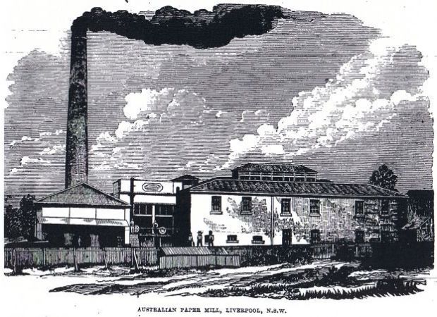 [Collingwood Paper Mill, Liverpool, N.S.W. in 1870]